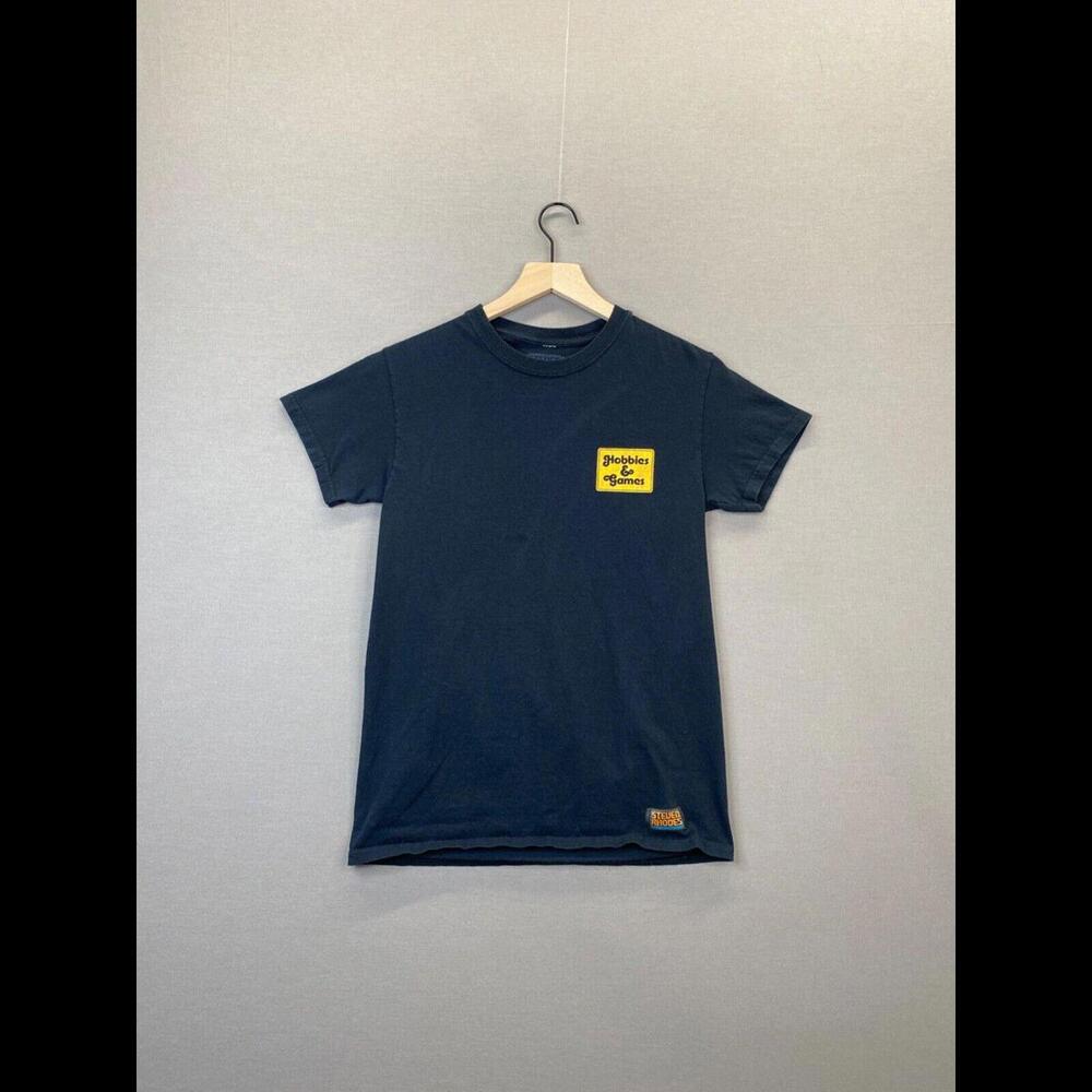 Steven Rhodes Mens Black T-Shirt Hobbies Games Short Sleeve Crew NecK Size S"